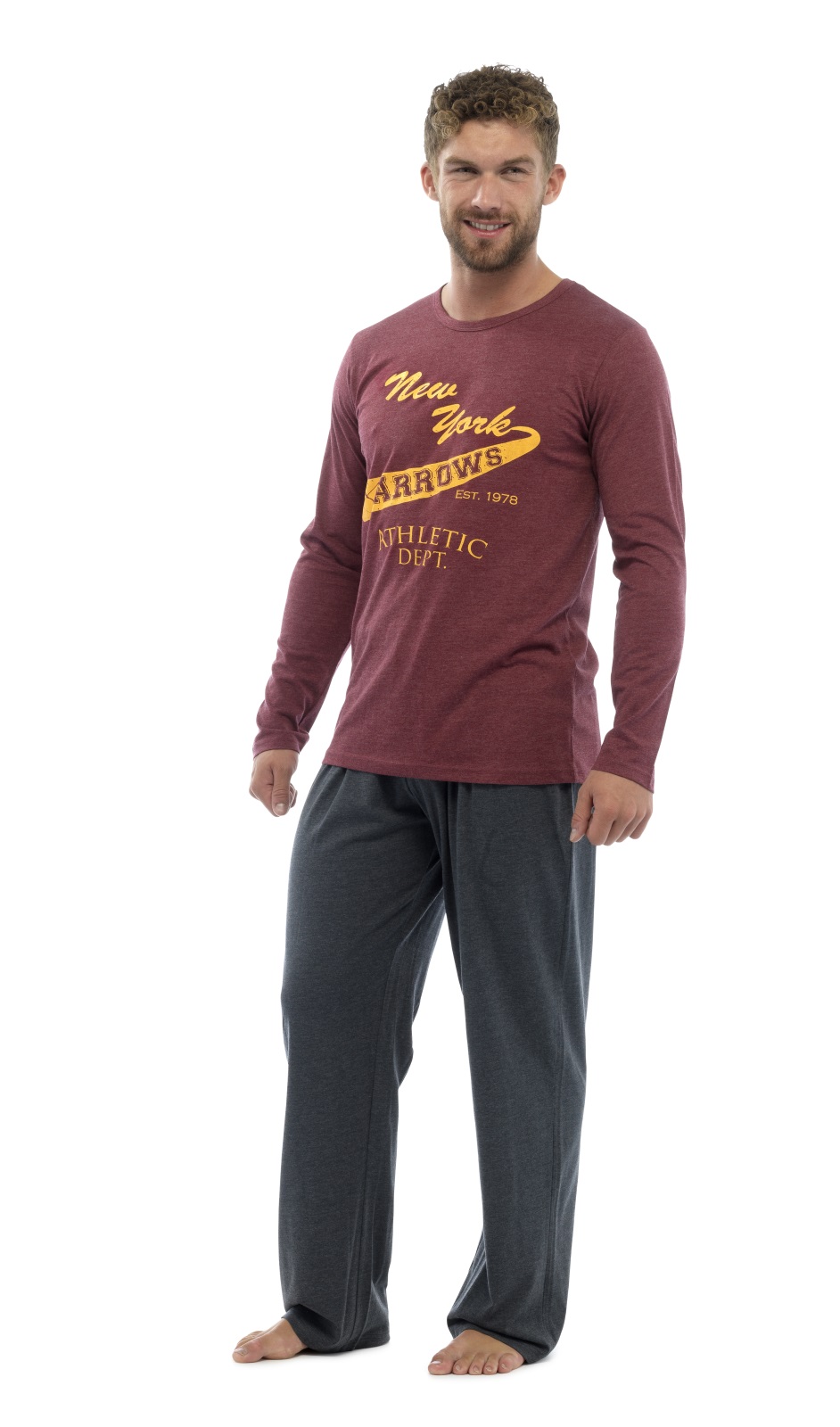 Luxury Mens Long Pyjamas 2 Piece Lounge Set Gents Nightwear Boys Pjs